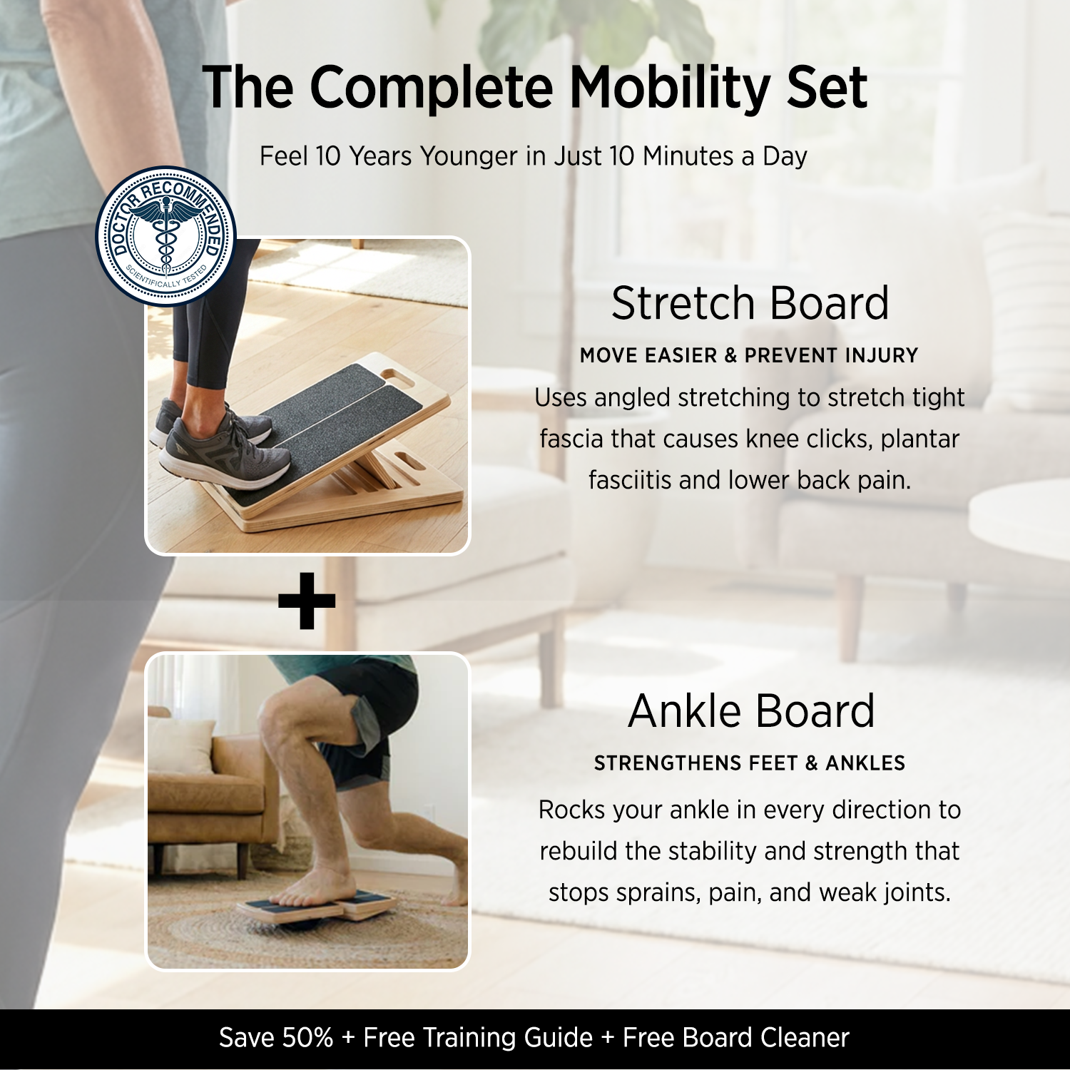 Stretch & Beweglichkeitsboard (+Kostenloser Trainingsguide)